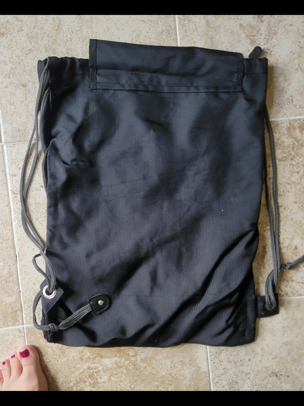 Harley-Davidson American Legend Black Drawstring Backpack